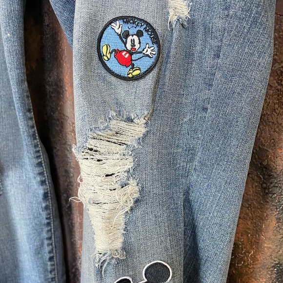 Torrid Mickey Mouse Distressed Jeans Women's PLUS 22R Disney - Picture 8 of 10